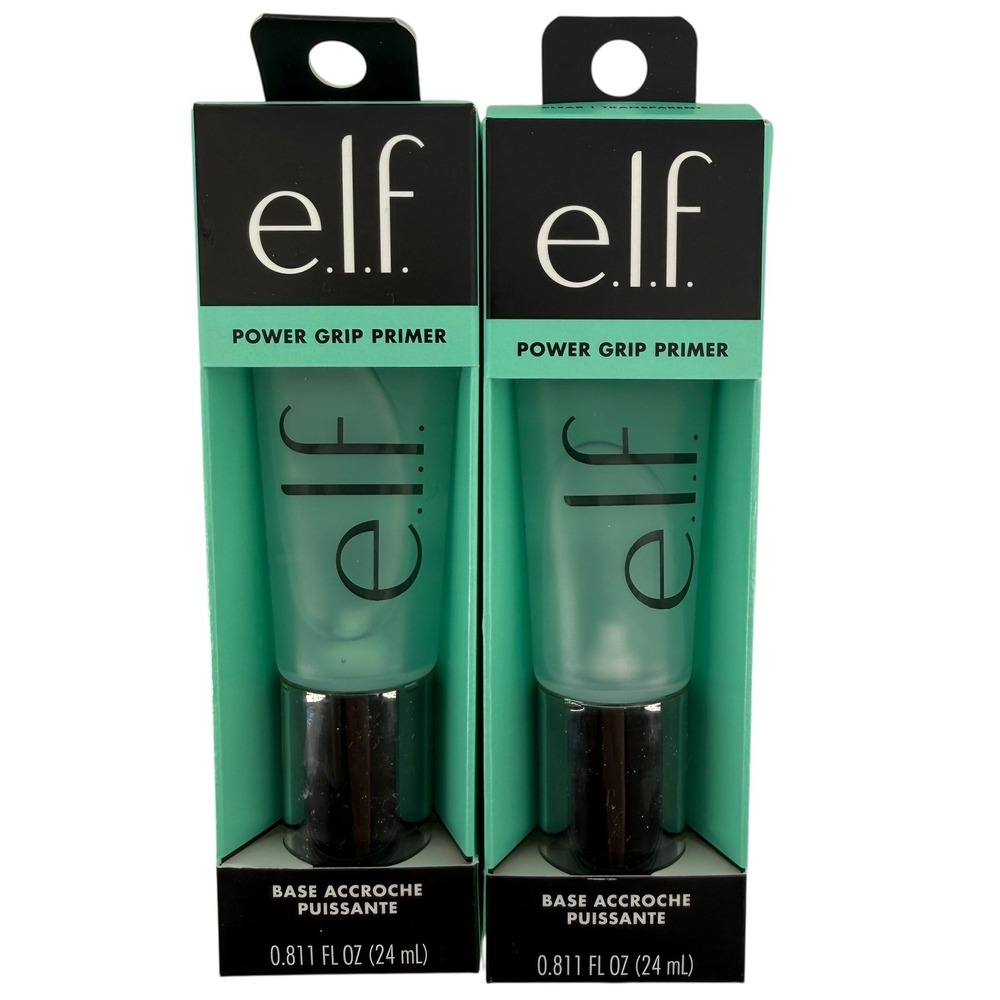 NEW E.L.F. Power‎ Grip Primer 2 Pack Hyaluronic Acid Face Primer 0.811oz/24ml